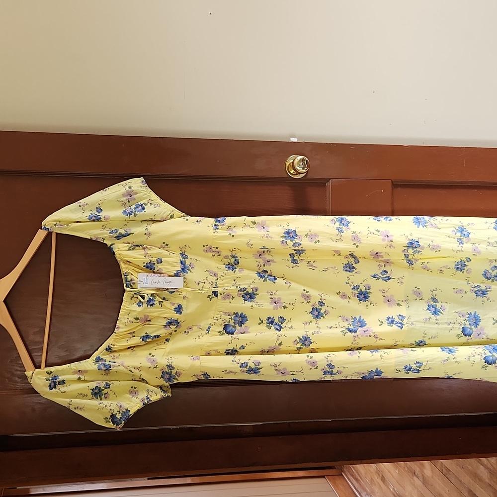 Floral maxi dress NWT